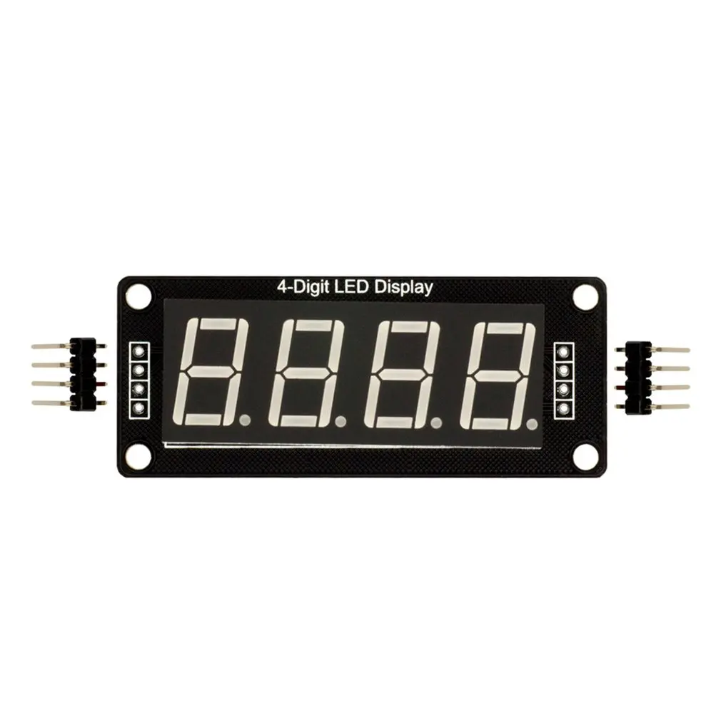 0,56 дюйма Модель TM1637, 4-битный цифровой 7-сегментный индикатор времени, ламповые светодиодные часы Anzeige с ламповым дисплеем, модуль аксессуаров - 2