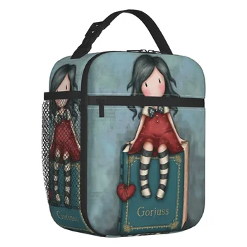 Gorjuss Термоизолированная сумка для ланча, женская сумка для ланча в стиле аниме 