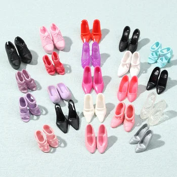 1 пара 30-сантиметровых кукольных туфель, подходящих по длине стопы 2,2 см 1/6 Куклы Модные кукольные сапоги Пластиковые Красочные туфли на высоком каблуке Аксессуары для кукол
